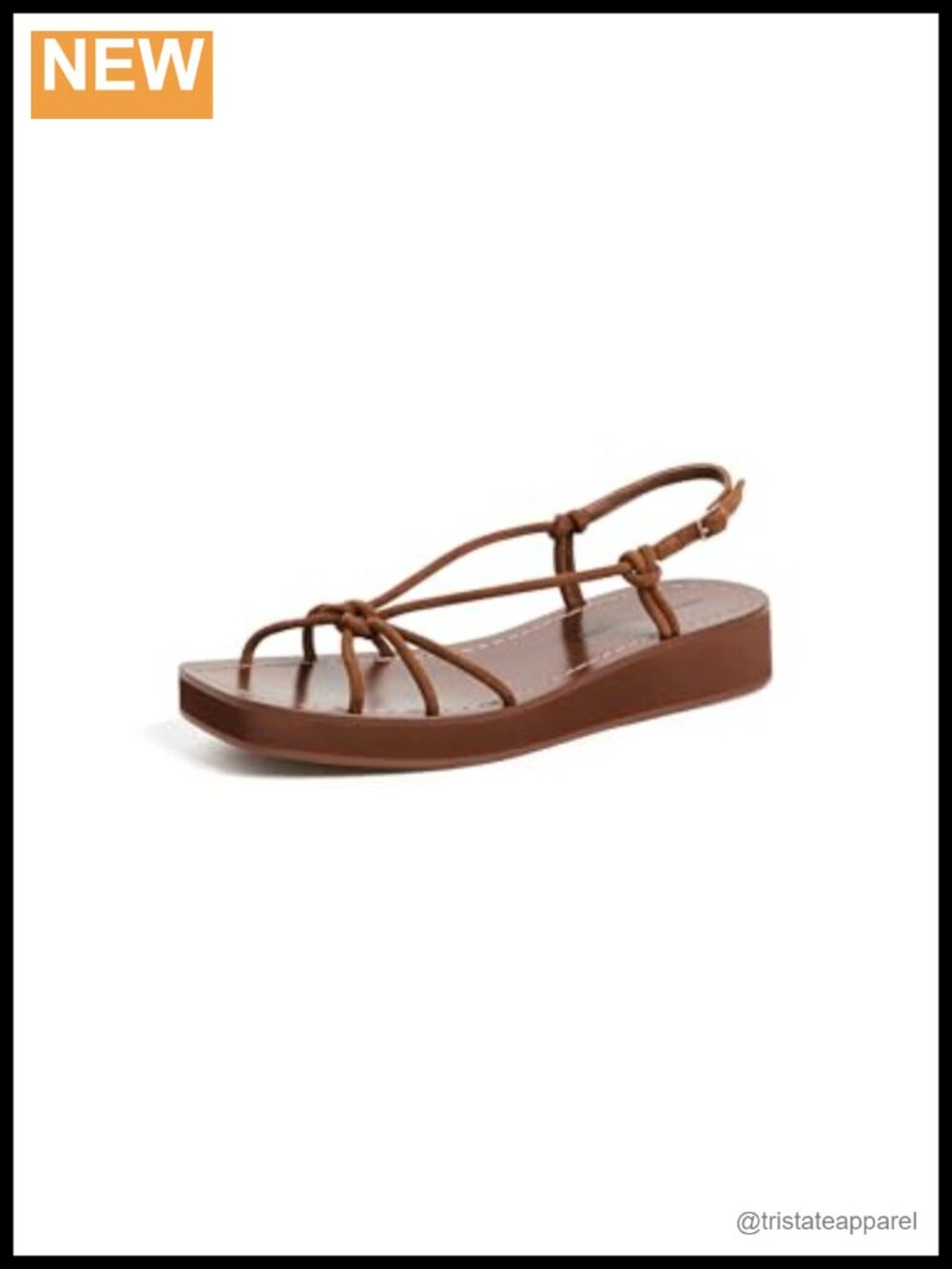 Suede Wedge Sandals Knotted X-Strap Buckle Open Toe